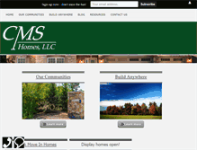 Tablet Screenshot of cmshomesllc.com